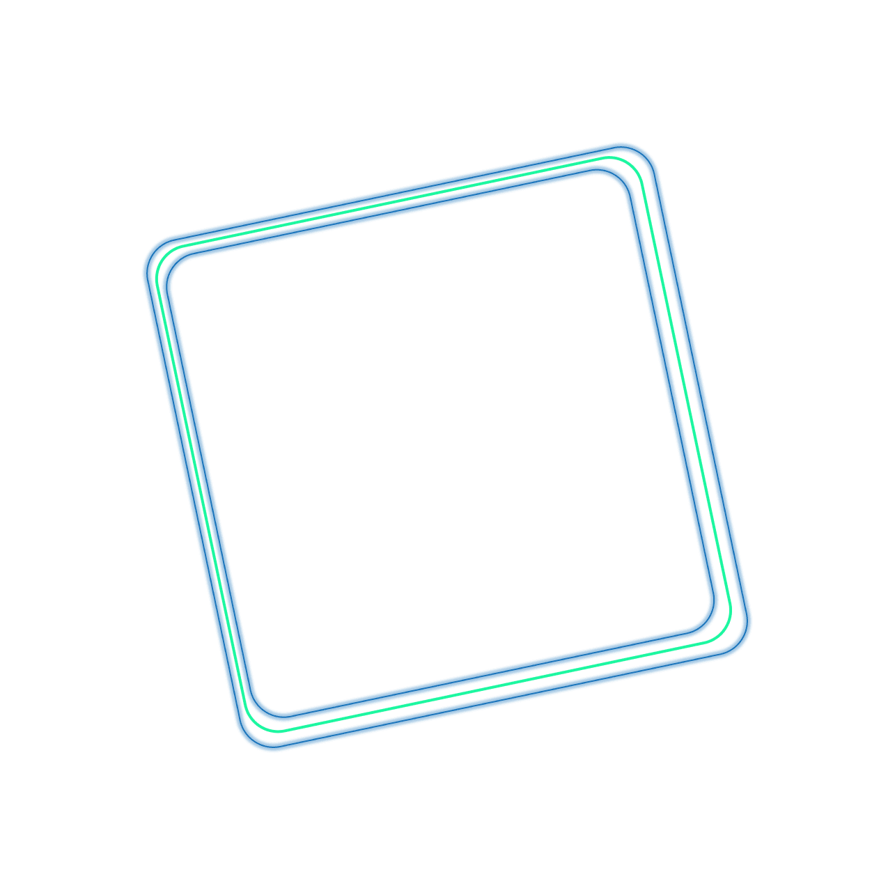 Elemento decorativo quadrado à esquerda