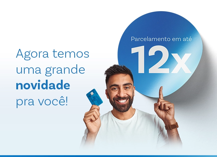 Novidade Parcelamento 12x