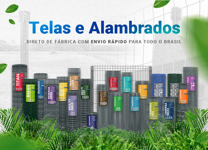 Banner Telas e Alambrados
