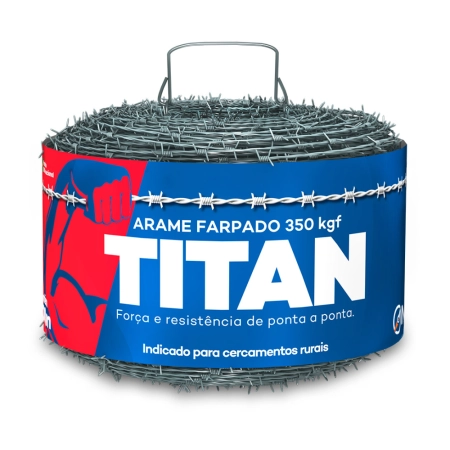 Arame Farpado Titan Insul 350kgf