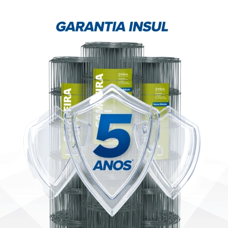 Cerca Campeira Boi (Fios de Aço 2,50mm / malha 20x30cm) Rolo 50m