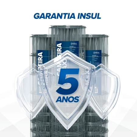 Cerca pronta de aço Campeira MAXX - (Fios de Aço 2,50mm / malha 25x10cm) - Rolo 50m