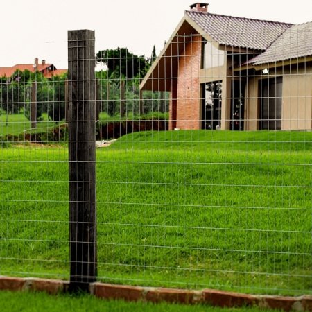 Casa cercada com tela alambrado soldada Morada