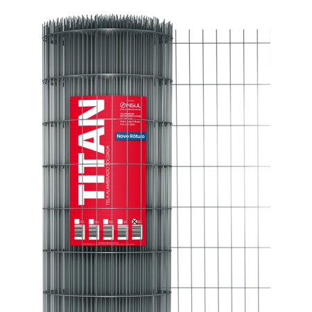 Tela de proteção residencial Titan (Fio 2,50mm / Malha 5x15cm) - Rolo 25m