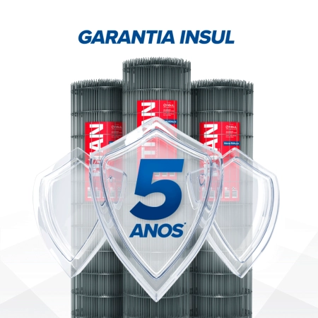 Tela de proteção residencial Titan (Fio 2,50mm / Malha 5x15cm) - Rolo 25m