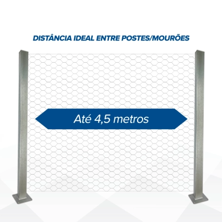 Tela Hexagonal Pinteiro (Fio 22 0,71mm / Malha 2,5cm) - Rolo 50m