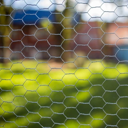 Malha Tela Hexagonal Viveiro 50m  (Fio 24 0,56mm / Malha 1,25cm)