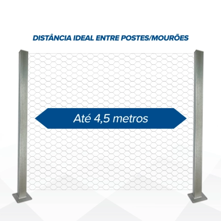 Tela Hexagonal Viveiro (Fio 24 0,56mm / Malha 1,25cm) - Rolo 50m