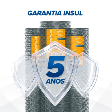 Tela para Galinheiro fio 18 (1,24mm) malha (5cm) - Rolo 50m