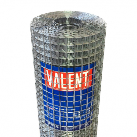 Tela Serralheiro Valent Max (Fio 2,00mm / Malha 2,5x2,5cm) - Rolo 15m Rolo de Tela Serralheiro Valent max 15m fio 2,0mm e Malha 2,5x2,5cm