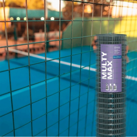 Tela Soldada Multy Max Serralheria (Fio 2,50mm / Malha 5x5cm) - Rolo 15m