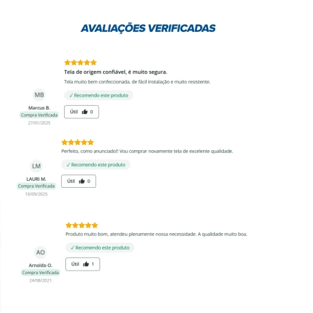 Tela Soldada Multy Max Serralheria (Fio 2,50mm / Malha 5x5cm) - Rolo 15m