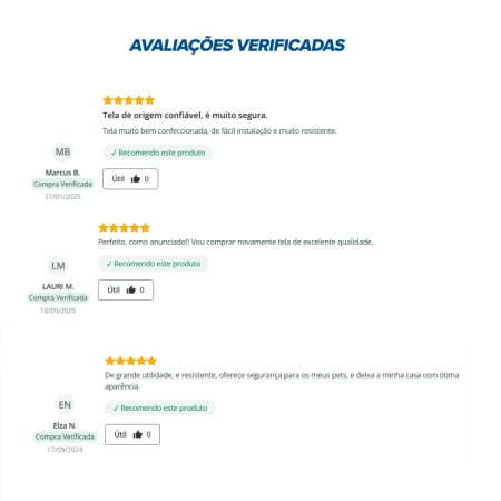 Tela Soldada Multy Uso 25m (Fio 1,90mm / Malha 5x5cm) - Rolo 25m