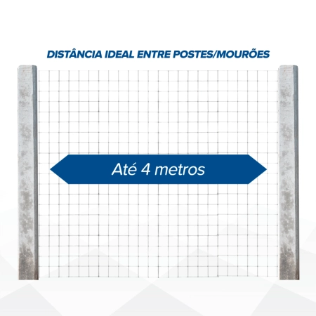 Tela Soldada Multy Uso 25m (Fio 1,90mm / Malha 5x5cm) - Rolo 25m