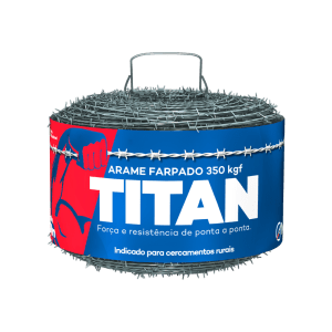 Arame Farpado Titan Galvanizado Insul