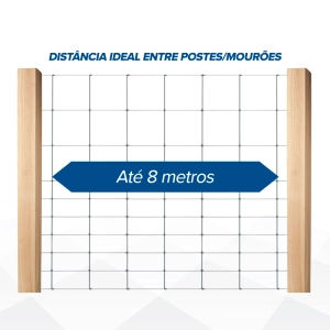 Produto Cerca Pronta Campeira MAXX - Malha 22x10cm - Fios de Aço 2,50mm - 650kgf - 100m