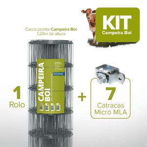 KIT Campeira Boi + Catraca (1,20m X 50m)