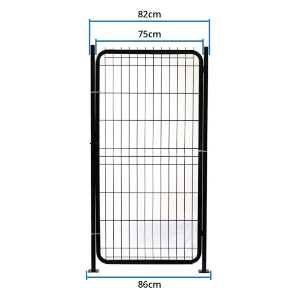 Portão de Gradil light Insul Pintado - C/ 2 postes Produto Portão de Gradil light Insul Pintado - C/ 2 postes