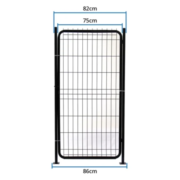Portão de Gradil light Insul Pintado - C/ 2 postes Produto Portão de Gradil light Insul Pintado - C/ 2 postes