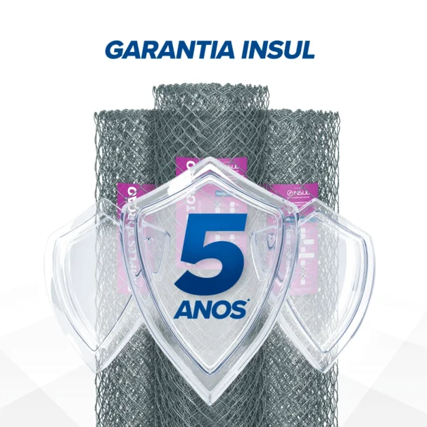 Tela Alambrado Galvanizada fio 14 (2,10mm) malha 2" (5cm) - Rolo 20m Produto Tela Alambrado Galvanizada fio 14 (2,10mm) malha 2" (5cm) - Rolo 20m