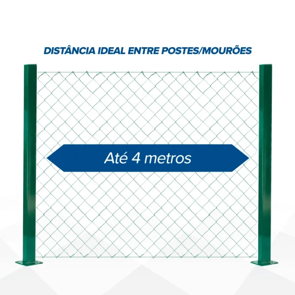 Tela Alambrado Revestida PVC VERDE Fio 12 (3,80mm) malha (5cm) - Rolo 20m Produto Tela Alambrado Revestida PVC VERDE Fio 12 (3,80mm) malha (5cm) - Rolo 20m