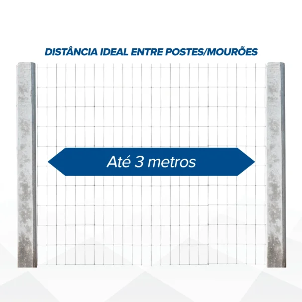 Produto Tela Eletrosoldada Titan - Fio 2,50mm - Malha 5x15cm - Rolo 25m