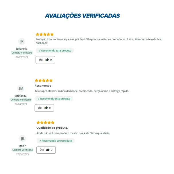 Produto Tela Hexagonal Pinteiro - Fio 22 - 0,71mm - Malha 2,5cm - Rolo 50m
