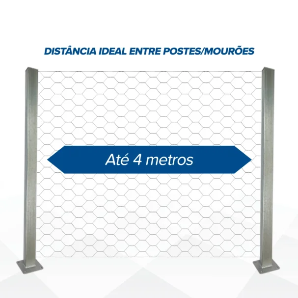Tela para Galinheiro fio 18 - 1,24mm - Malha 5cm - Rolo 50m Produto Tela para Galinheiro fio 18 - 1,24mm - Malha 5cm - Rolo 50m