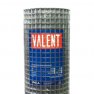 Rolo de Tela Serralheiro Valent max 15m fio 2,0mm e Malha 2,5x2,5cm