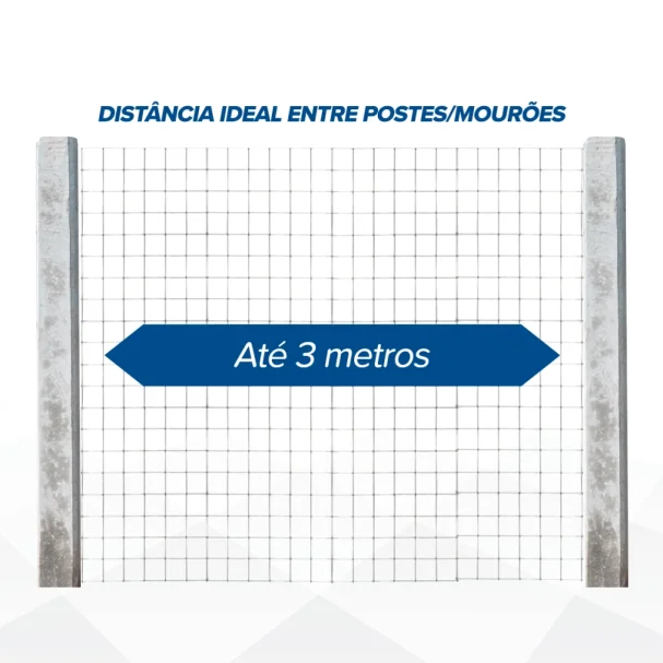 Produto Tela Soldada Multy Max Serralheria (Fio 2,50mm / Malha 5x5cm) - Rolo 15m