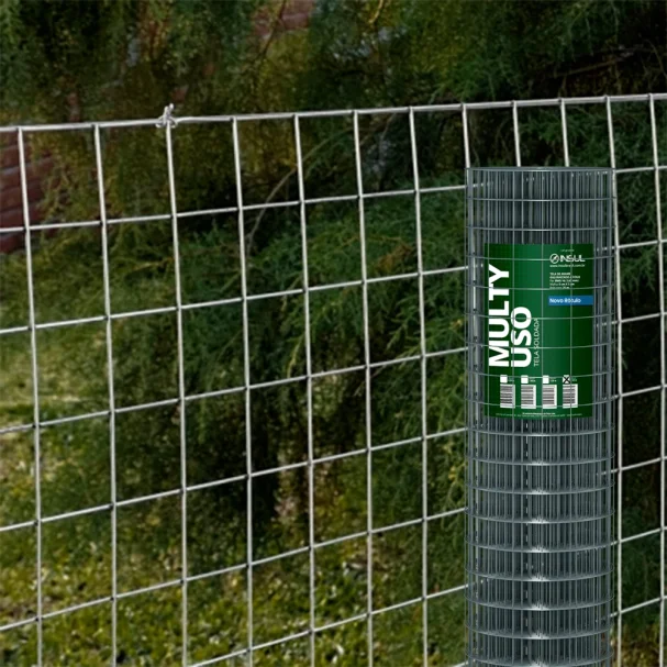 Produto Tela Soldada Multy Uso 25m - Fio 1,90mm - Malha 5x5cm - Rolo 25m