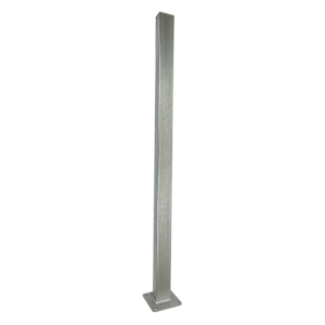 Tubo Galvanizado C/ Base para Gradil e Alambrado 40x60x1,25mm