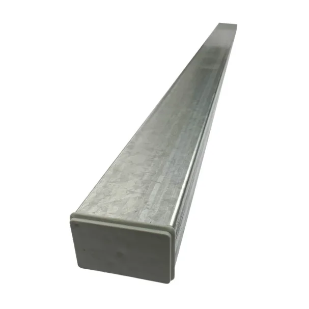 Produto Tubo Galvanizado de Chumbar com tampa 40x60x1,25mm