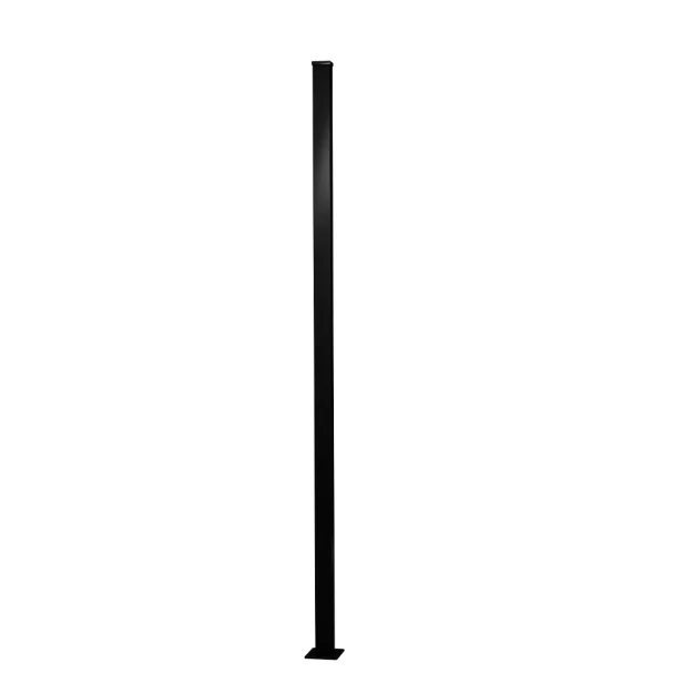 Tubo Pintado C/base e tampa para Gradil e Alambrado 40x60x1,45mm Produto Tubo Pintado C/base e tampa para Gradil e Alambrado 40x60x1,45mm