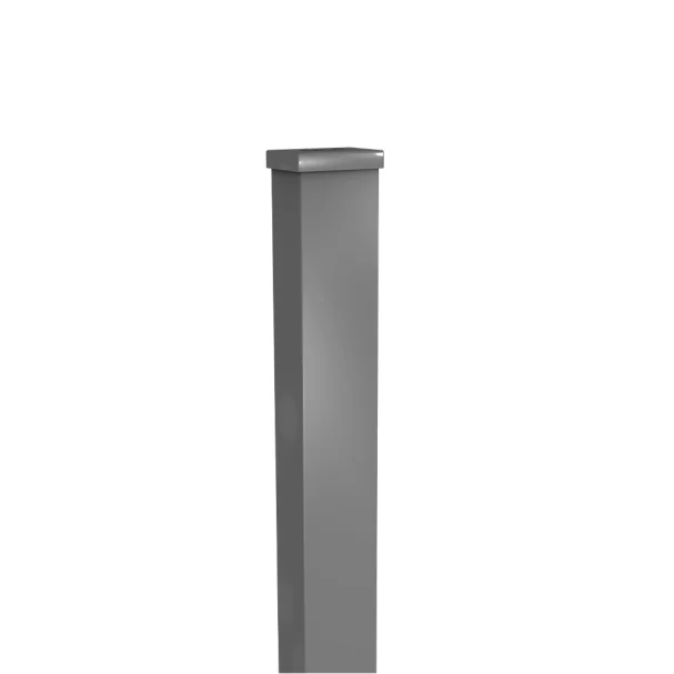 Tubo Pintado C/Base para Gradil e Alambrado 40x60x1,45mm Produto Tubo Pintado C/Base para Gradil e Alambrado 40x60x1,45mm