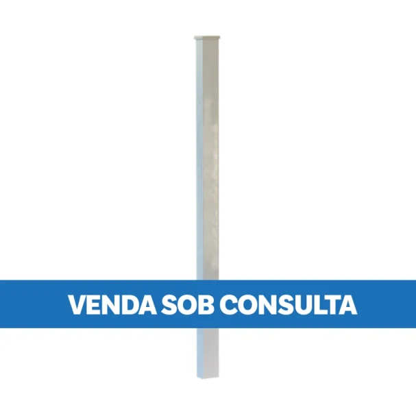 Tubo Pintado de Chumbar para Gradil e Alambrado 40x60x1,45mm Produto Tubo Pintado de Chumbar para Gradil e Alambrado 40x60x1,45mm