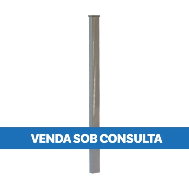 Tubo Pintado de Chumbar para Gradil e Alambrado 40x60x1,45mm Produto Tubo Pintado de Chumbar para Gradil e Alambrado 40x60x1,45mm
