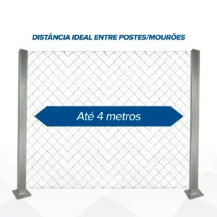 Produto Tela Alambrado Simples fio 12 (2,76mm) malha 3" (7,6cm) - Rolo 20m Produto Produto Tela Alambrado Simples fio 12 (2,76mm) malha 3" (7,6cm) - Rolo 20m