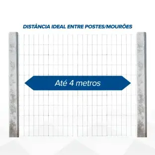 Produto Tela Galvanizada Multy Leve - fio 1,65mm - malha 5x10cm - Rolo 25m Produto Produto Tela Galvanizada Multy Leve - fio 1,65mm - malha 5x10cm - Rolo 25m