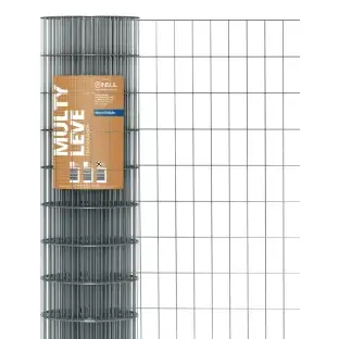 Produto Tela Galvanizada Multy Leve - fio 1,65mm - malha 5x10cm - Rolo 25m Produto Produto Tela Galvanizada Multy Leve - fio 1,65mm - malha 5x10cm - Rolo 25m