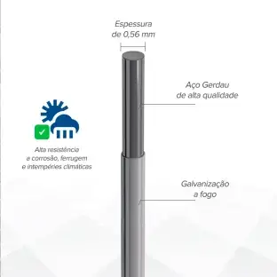 Produto Produto Tela Hexagonal Viveiro - Fio 24 - 0,56mm - Malha 1,25cm - Rolo 50m