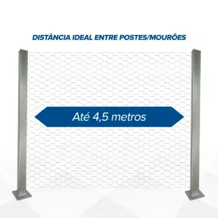 Produto Produto Tela Hexagonal Viveiro - Fio 24 - 0,56mm - Malha 1,25cm - Rolo 50m