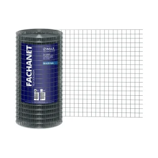 Produto Tela Reboco FachaNet (Fio 18 1,24mm / Malha 2,5cm) - Rolo 25m