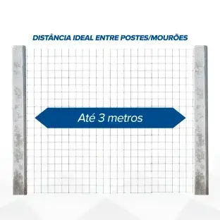 Produto Tela Soldada Multy Max Serralheria - Fio 2,50mm - Malha 5x5cm - Rolo 15m Produto Produto Tela Soldada Multy Max Serralheria - Fio 2,50mm - Malha 5x5cm - Rolo 15m