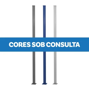 Produto Tubo Pintado C/Base para Gradil e Alambrado 40x60x1,45mm Produto Produto Tubo Pintado C/Base para Gradil e Alambrado 40x60x1,45mm